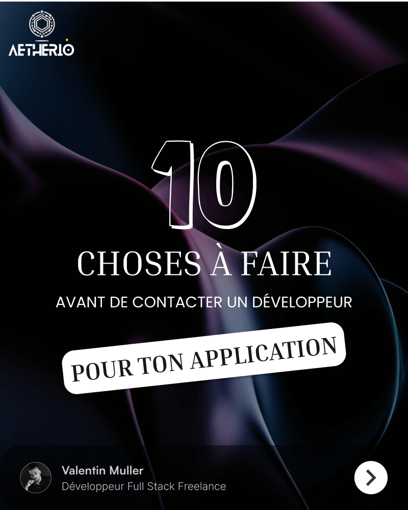 10 choses à faire avant de contacter un développeur pour son application web article image