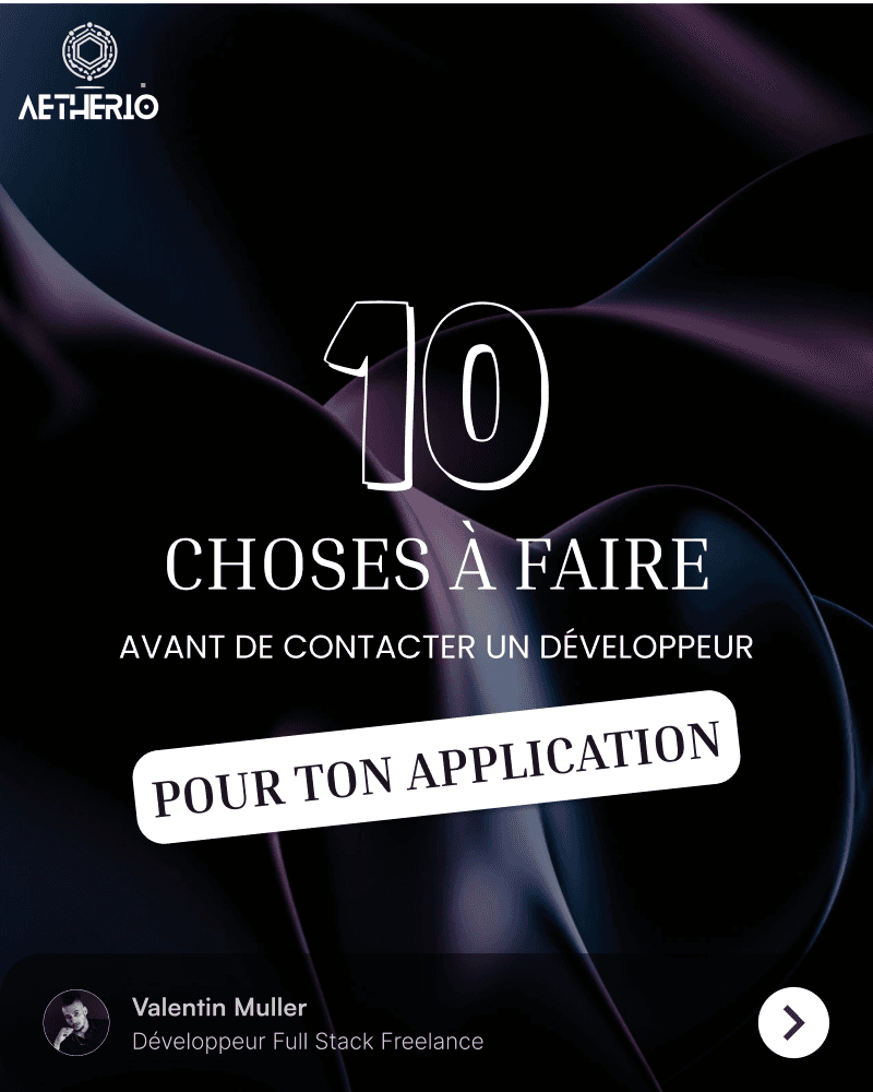 10 choses à faire avant de contacter un développeur pour son application web article image