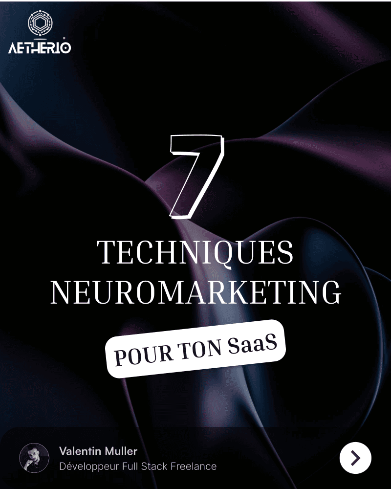 Neuromarketing SaaS : 7 techniques UX qui rendent vos utilisateurs accros article image