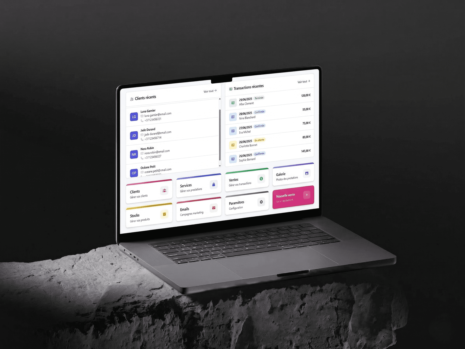 Fideneo - Mockup Application