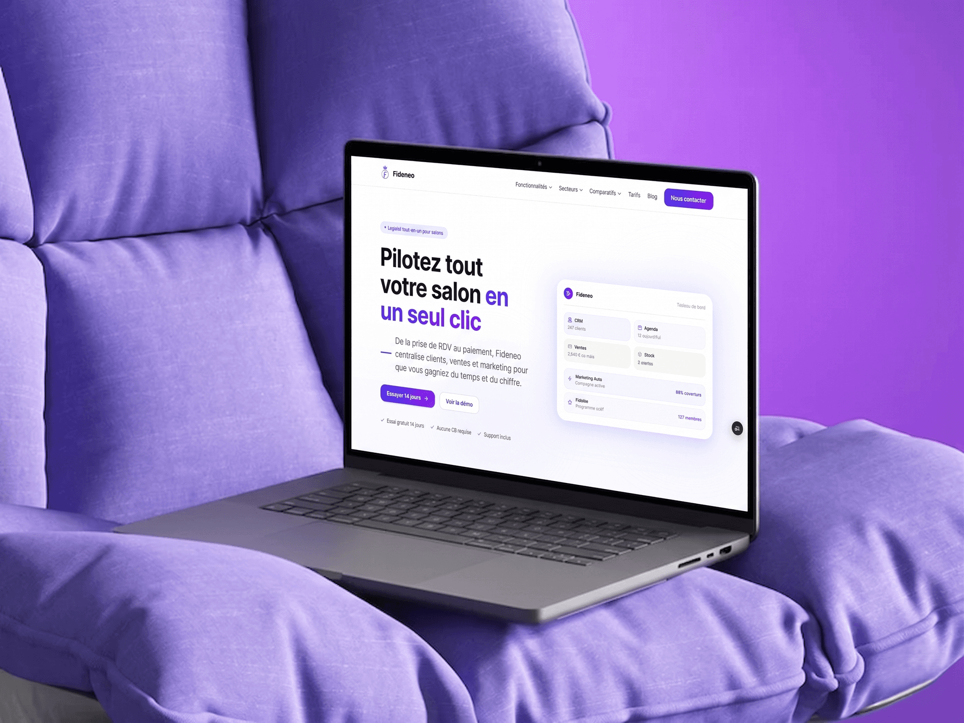 Fideneo - Mockup Application