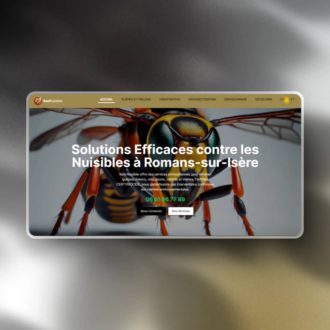 Ravi Nuisible - Page d'accueil
