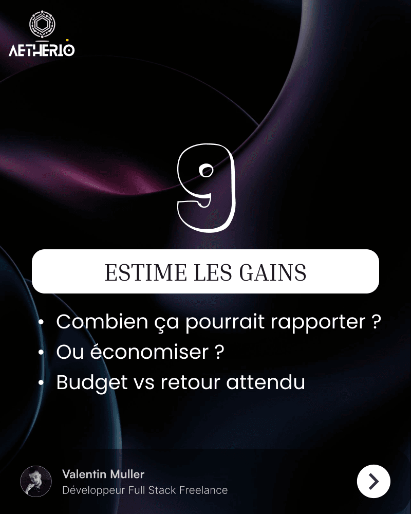 Estime les gains