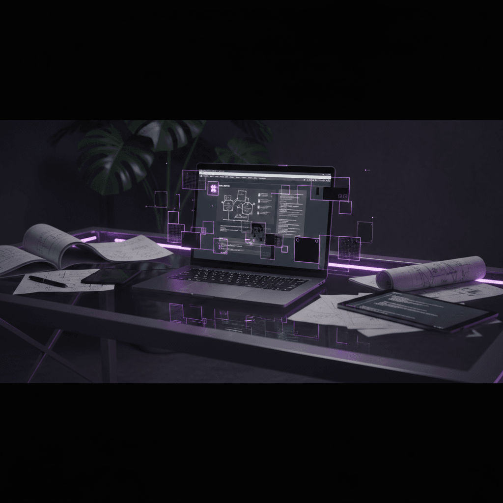 Cahier des charges web moderne avec spécifications techniques détaillées