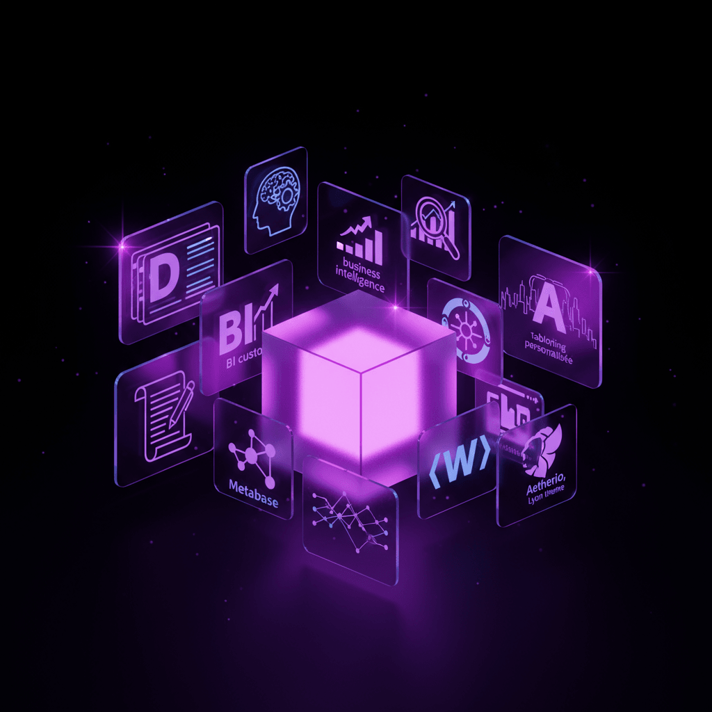 tableau de bord analytics sur-mesure