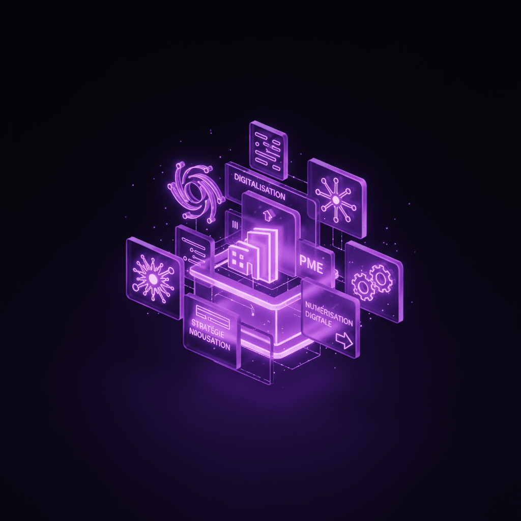 Dirigeant de PME et startup réfléchit à la digitalisation de son entreprise