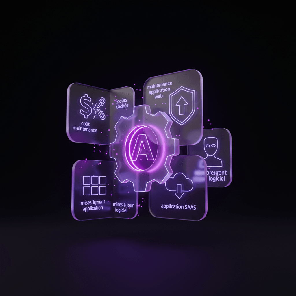 Graphique des coûts de maintenance application web