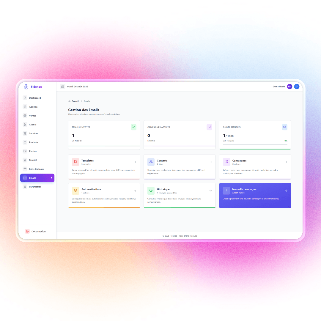 Fideneo - Module Email