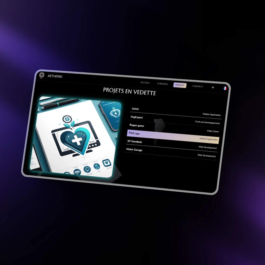 VMU Portfolio - Cartes des projets