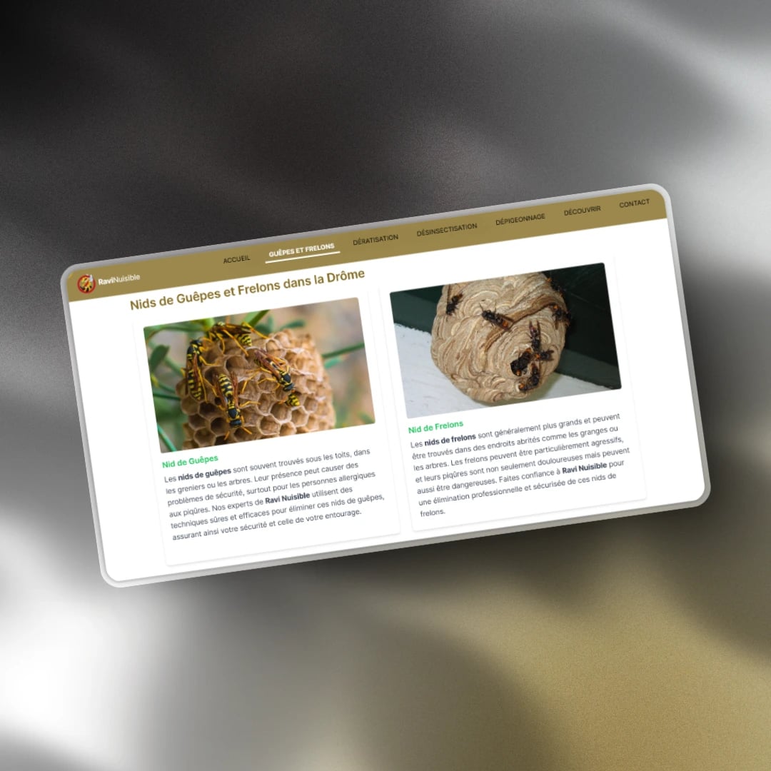 Ravi Nuisible - Details services