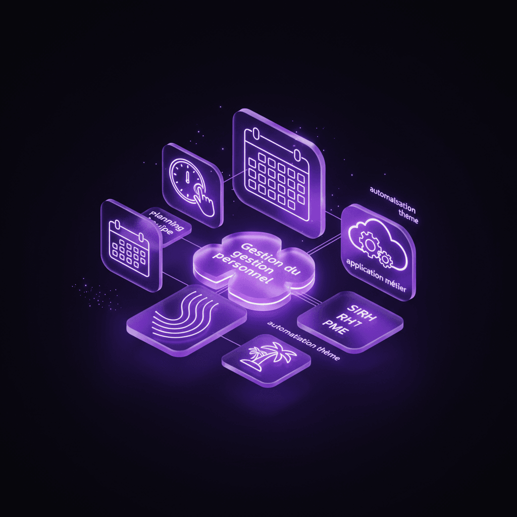 Interface d'une application de gestion de planning dynamique
